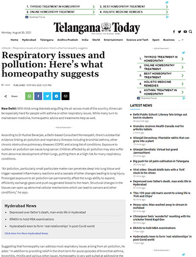 Respiratory issues and pollution: Here’s what homeopathy suggests